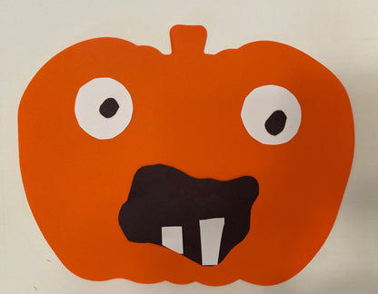 SHAPES ETC. Pumpkin Single Color Super Cut-Outs- 8” x 10”
