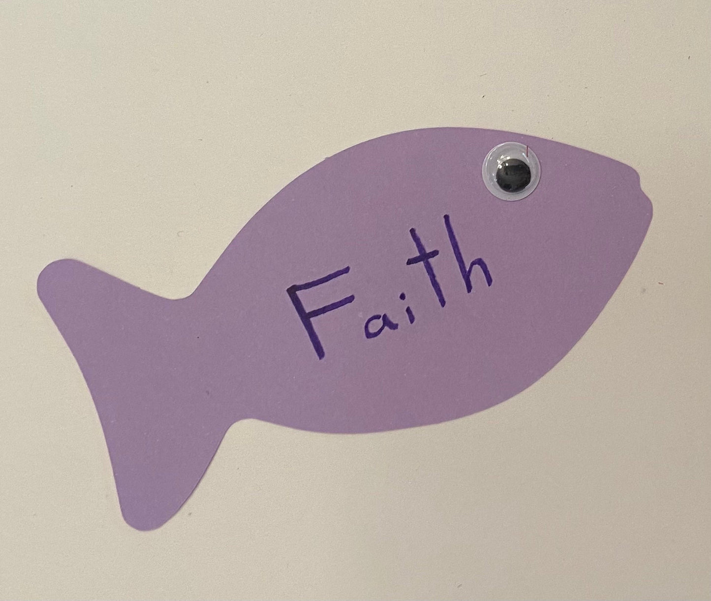SHAPES ETC. Faith Fish Large Assorted Color Cut-Outs