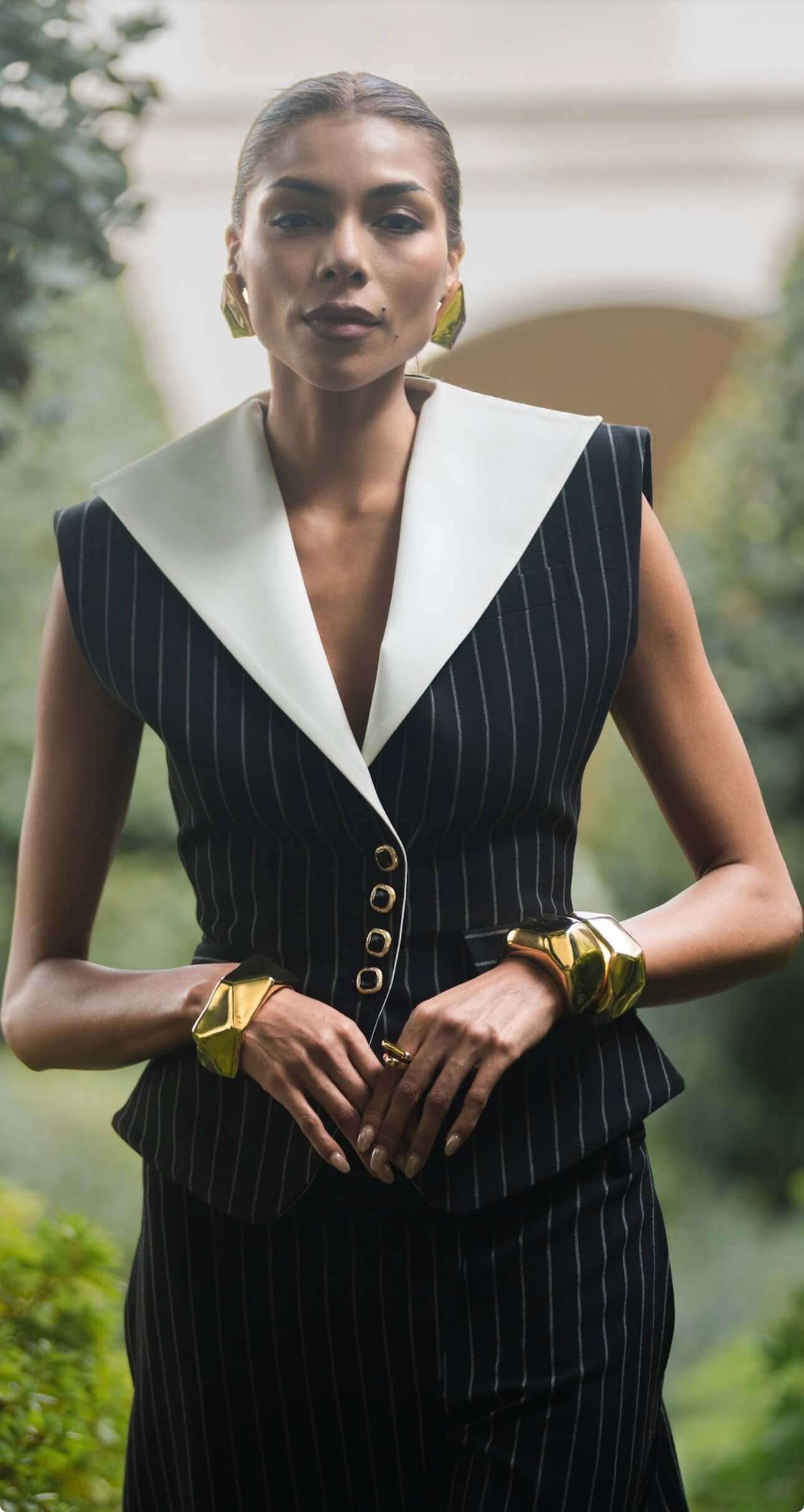 Benedetta Sculptural Statement Bracelet