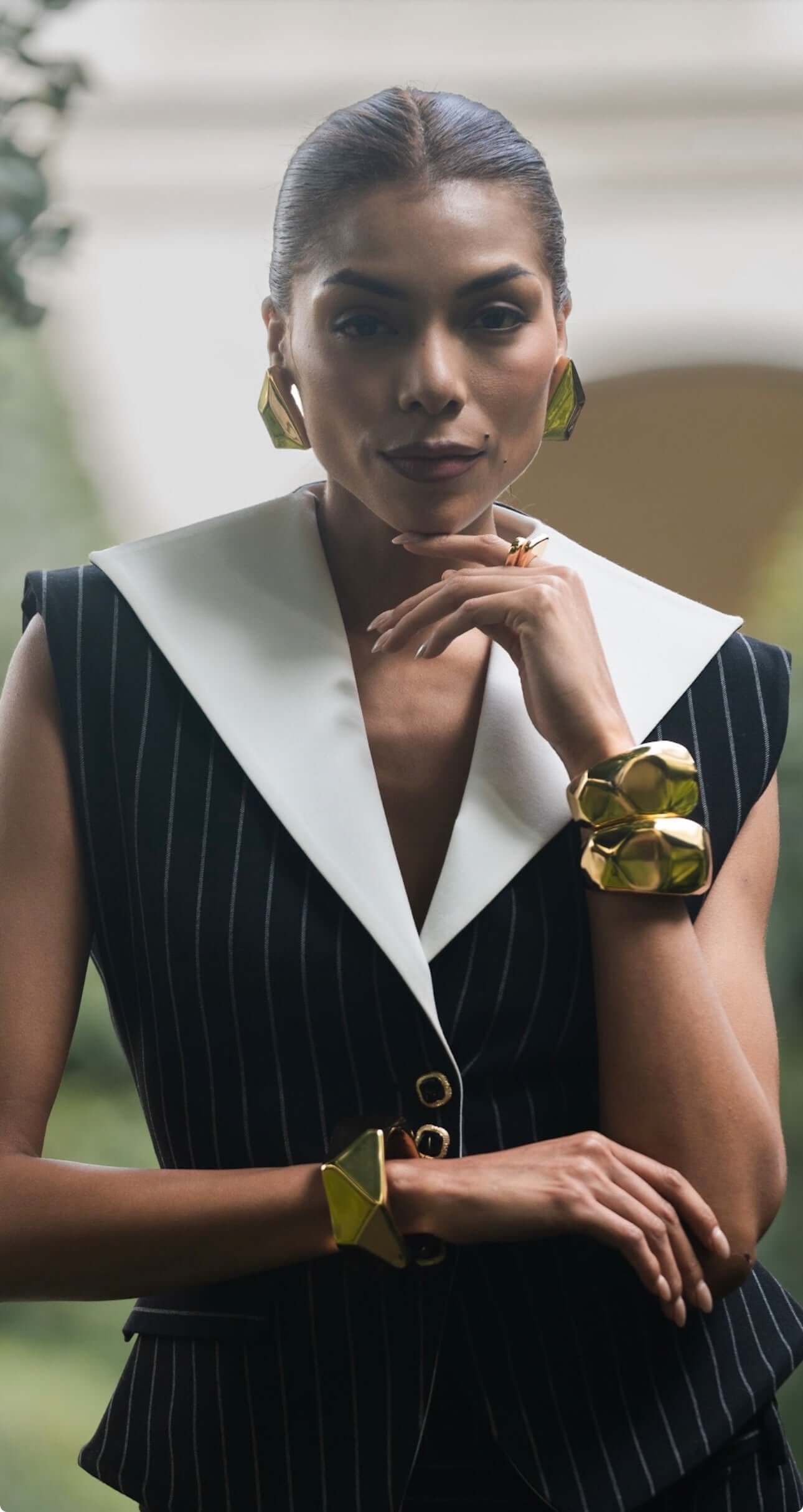 Benedetta Sculptural Statement Bracelet