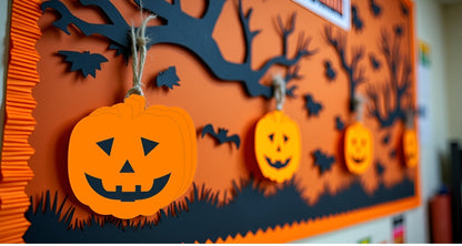 SHAPES ETC. Jack-o-lantern Assorted Colors Creative Cut-Outs- 3”