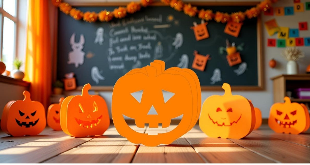 SHAPES ETC. Large Single Color Creative Foam Cut-Outs - Jack O Lantern