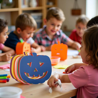 SHAPES ETC.  Jack-o-lantern Assorted Color Creative Cut-Outs, 5.5"