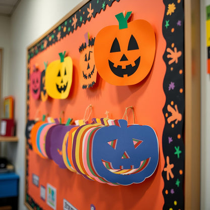 SHAPES ETC. Jack-o-lantern Assorted Colors Creative Cut-Outs- 3”