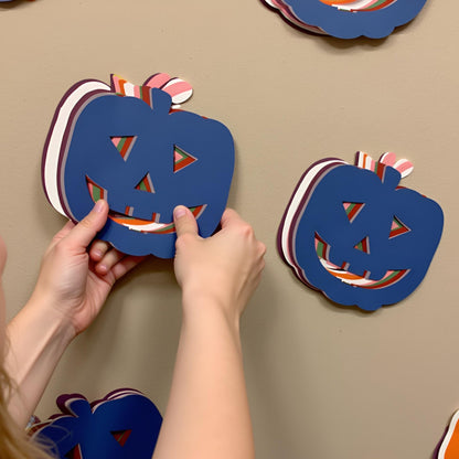 SHAPES ETC.  Jack-o-lantern Assorted Color Creative Cut-Outs, 5.5"
