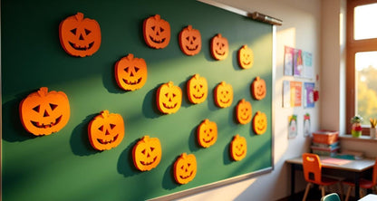 SHAPES ETC. Small Single Color Cut-Out - Jack O Lantern
