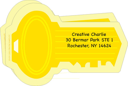 SHAPES ETC. Mini Notepad - Key