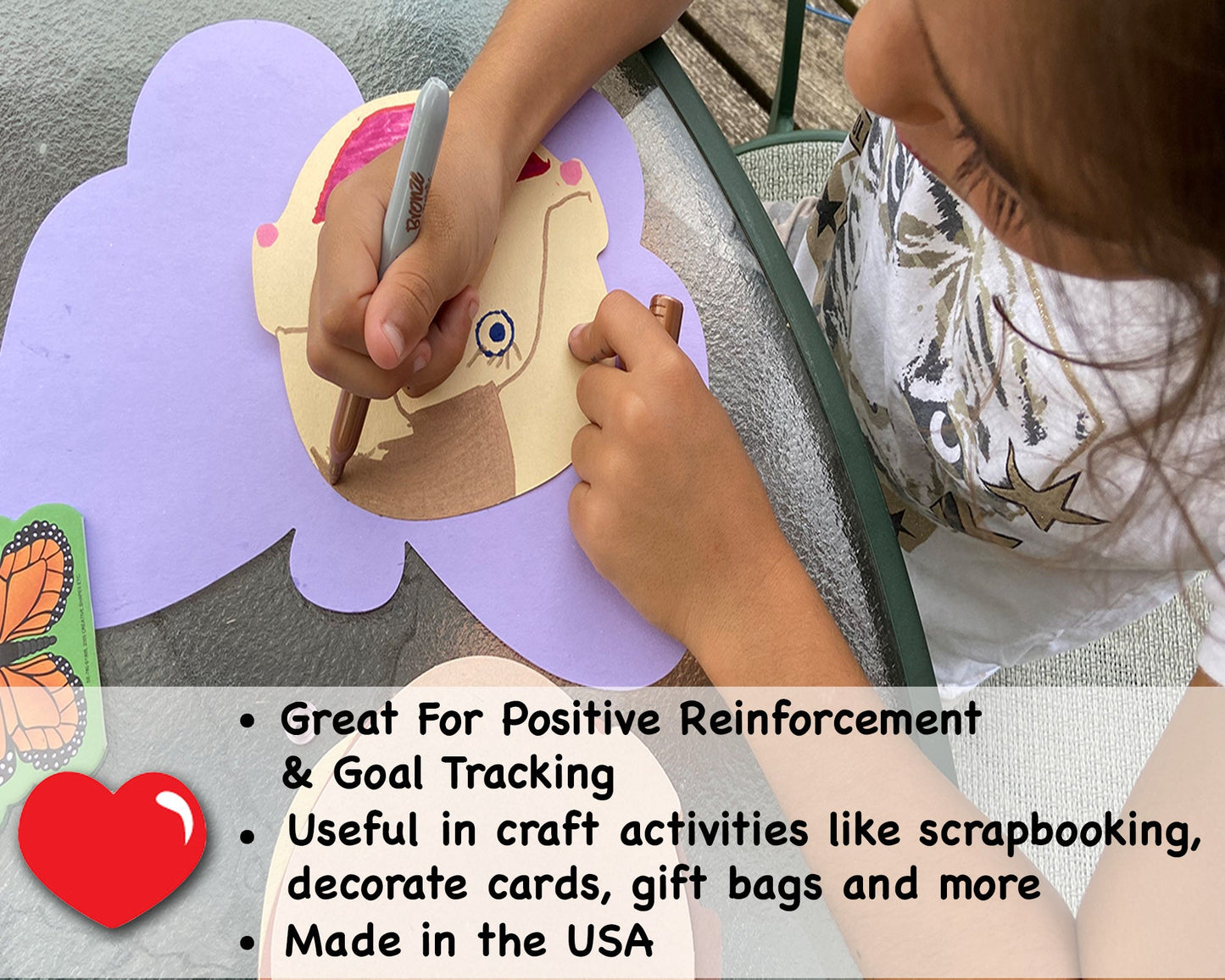 SHAPES ETC. Incentive Stamp - Heart
