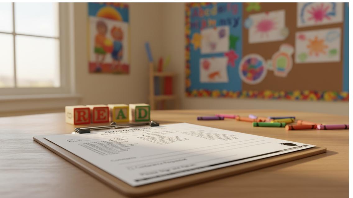 SHAPES ETC. Kindergarten Progress Reports - Notes to Parents