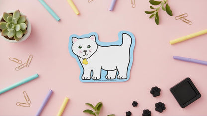 SHAPES ETC. Mini Notepad - Kitten