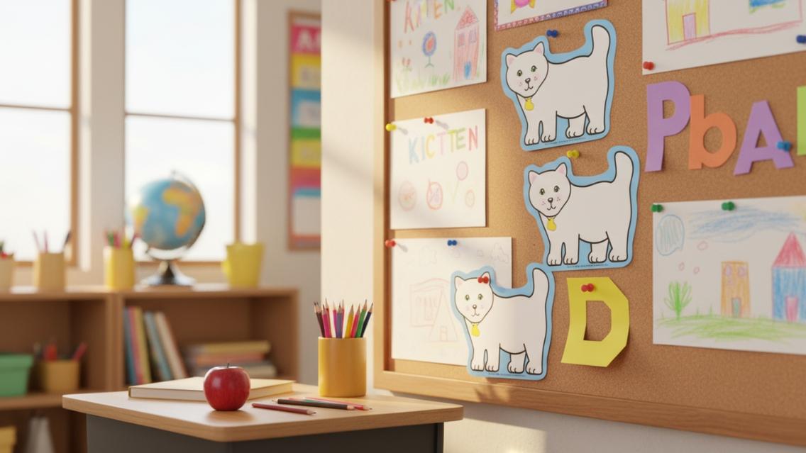 SHAPES ETC. Mini Notepad - Kitten