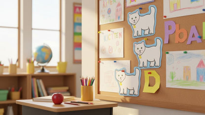 SHAPES ETC. Mini Notepad - Kitten
