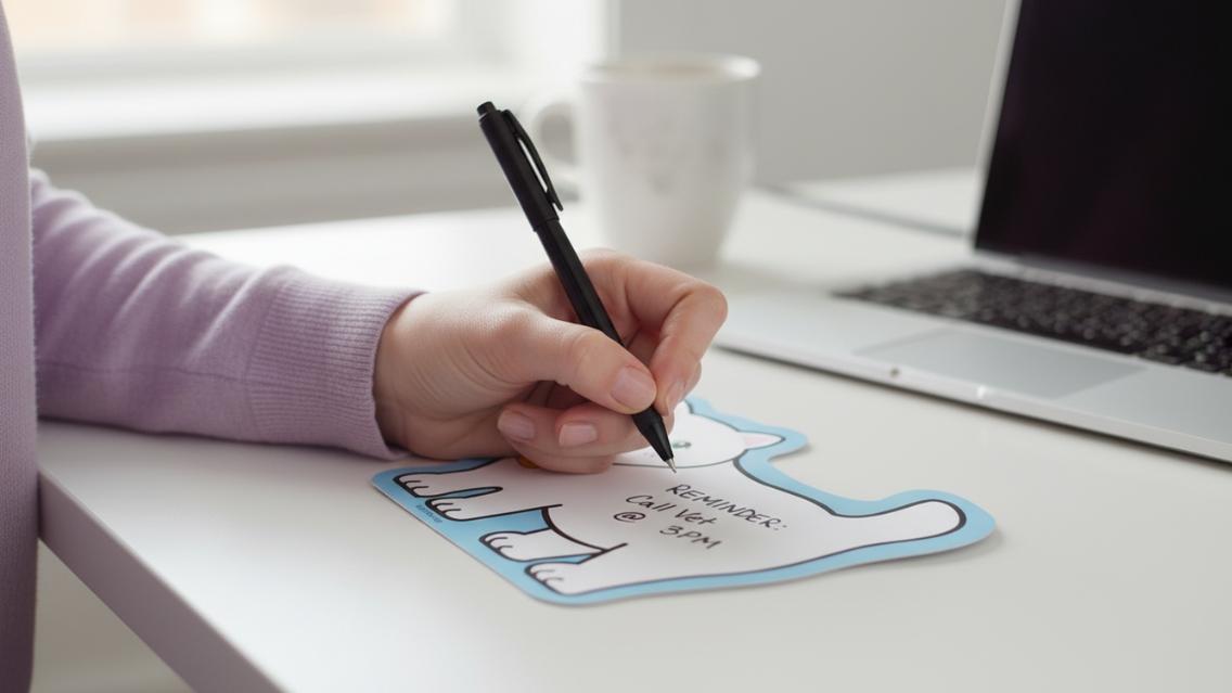 SHAPES ETC. Large Notepad - Cat