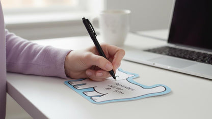 SHAPES ETC. Large Notepad - Cat