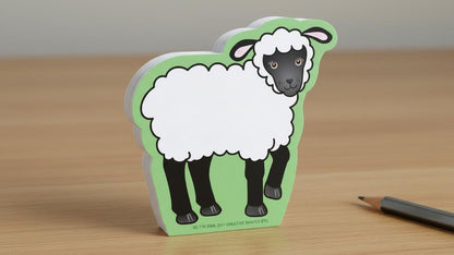 SHAPES ETC. Mini Notepad - Lamb