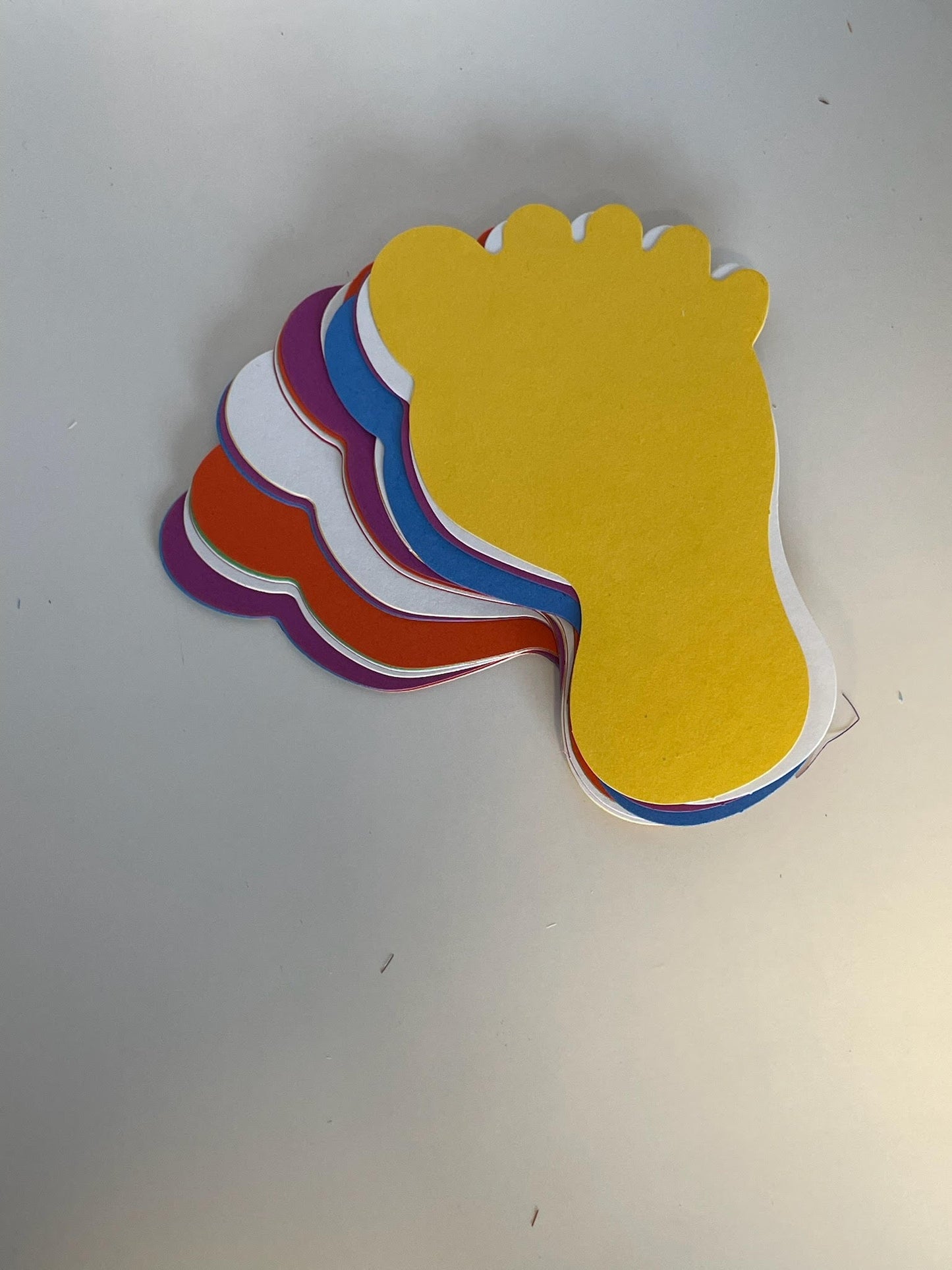 SHAPES ETC. Large Assorted Cut-Out - Foot