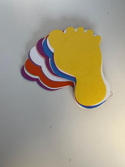 SHAPES ETC. Large Assorted Cut-Out - Foot