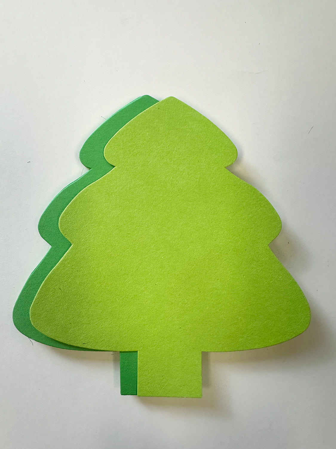 SHAPES ETC.  Holiday Evergreen Tree Assorted Green Color Cut-Outs - 5.5in