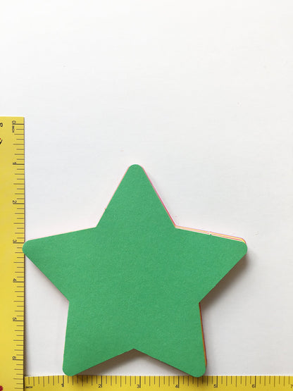SHAPES ETC. Star Assorted Color Creative Cut-Outs- 5.5"