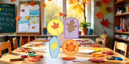SHAPES ETC.  Mini Cardstock Accents - Leaves Variety Pack