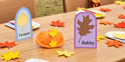 SHAPES ETC.  Mini Cardstock Accents - Leaves Variety Pack