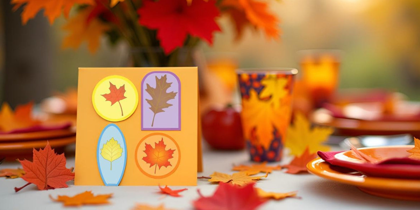 SHAPES ETC. Large Cardstock Accents - Leaves Variety Pack
