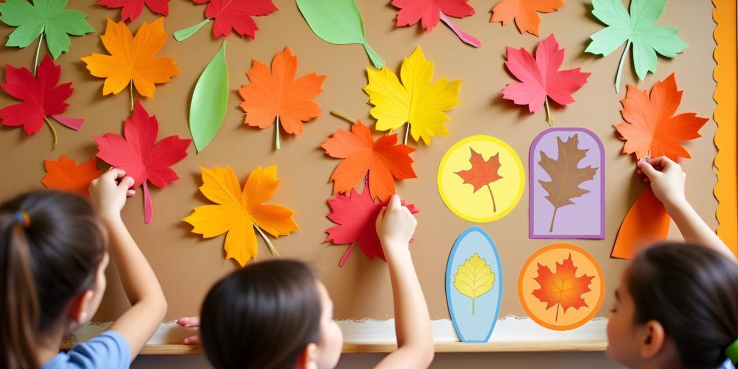 SHAPES ETC. Large Cardstock Accents - Leaves Variety Pack