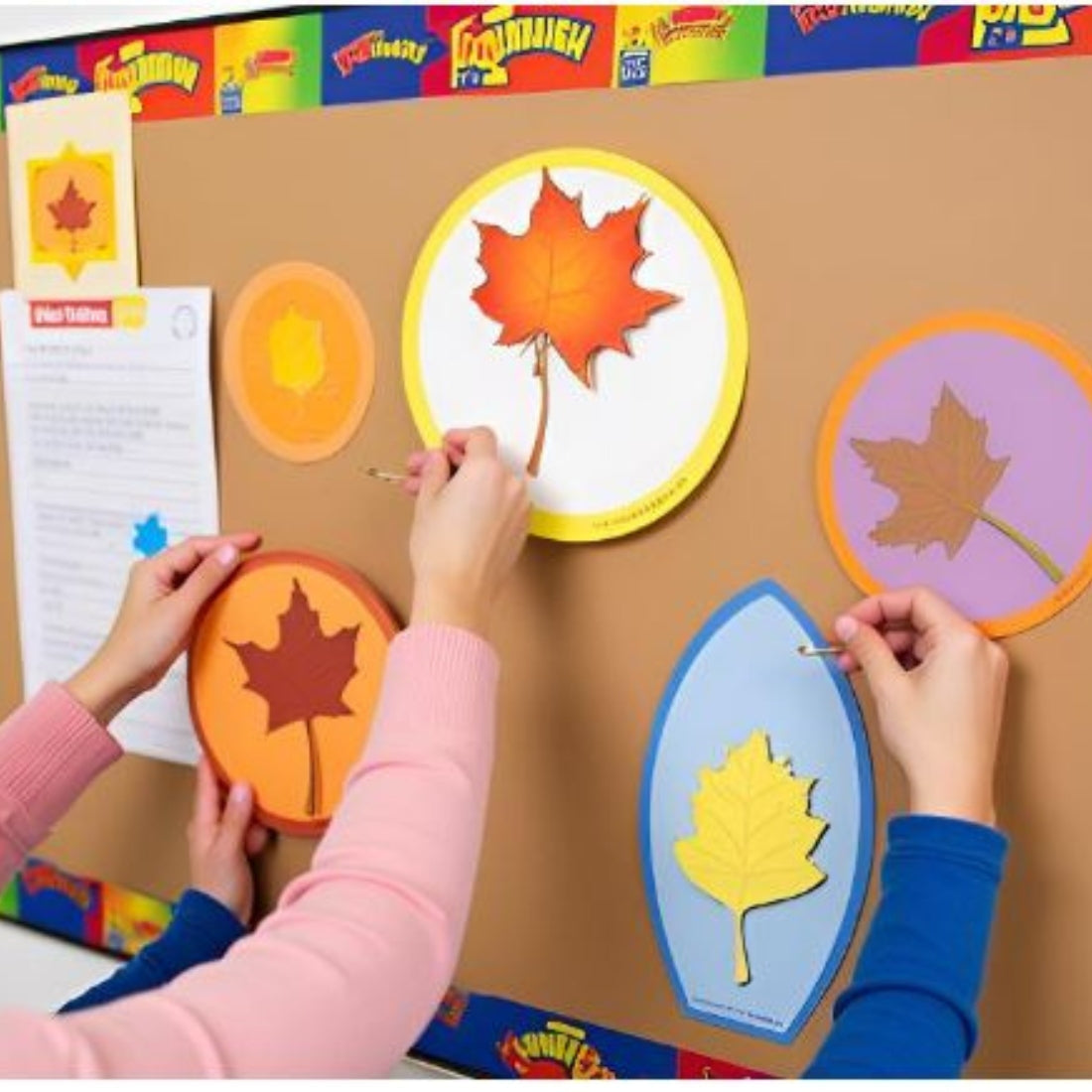 SHAPES ETC. Large Cardstock Accents - Leaves Variety Pack