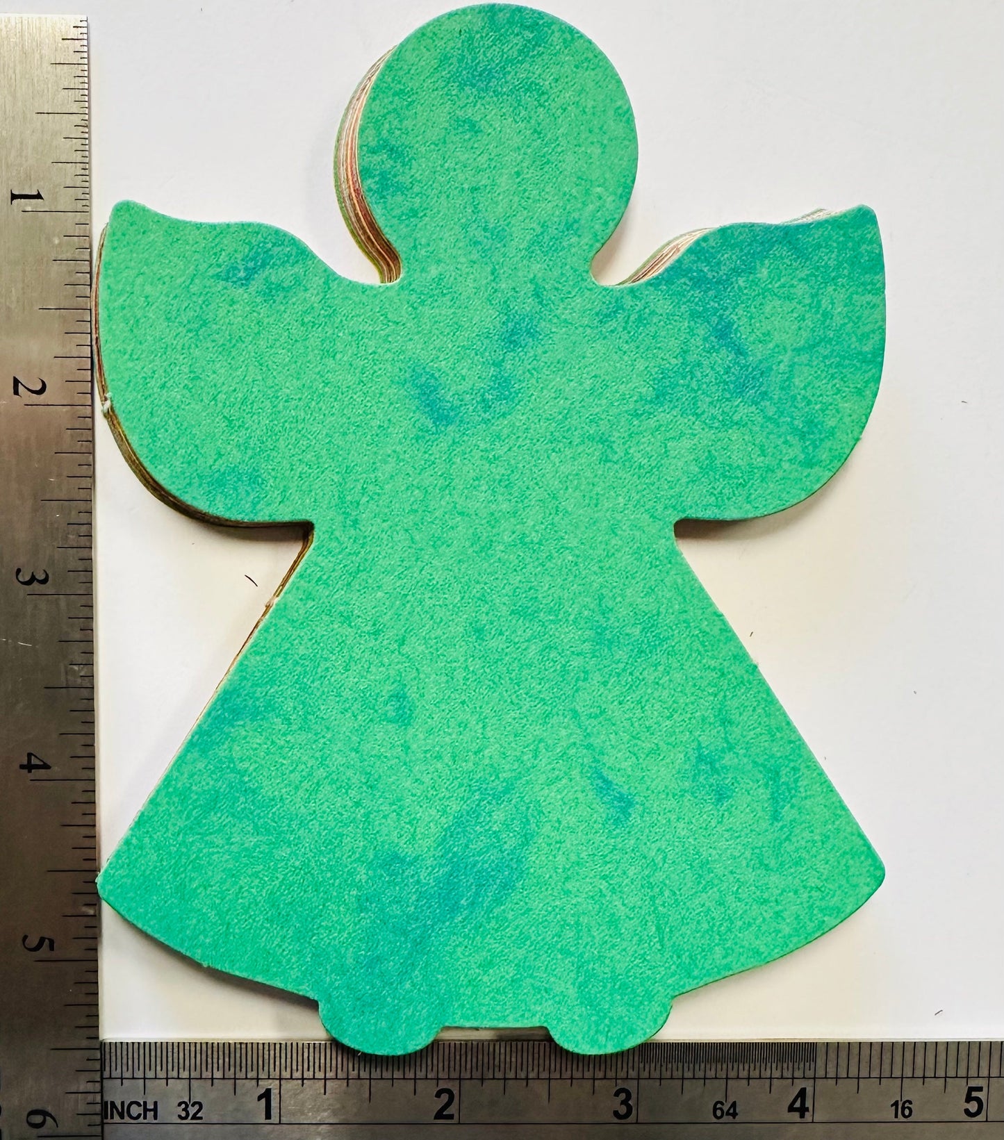SHAPES ETC.  Angel Cut-Out Large Marble Assorted