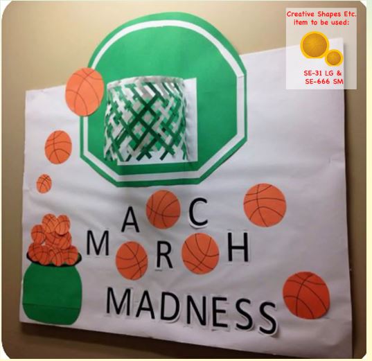 SHAPES ETC. Large Notepad - Basketball