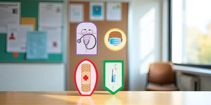 SHAPES ETC.  Mini Cardstock Accents - Medical Variety Pack