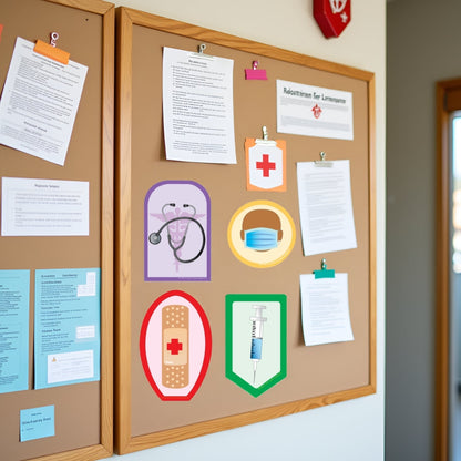 SHAPES ETC.  Mini Cardstock Accents - Medical Variety Pack