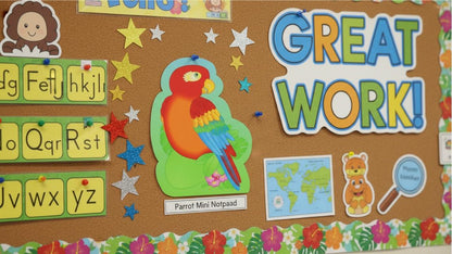 SHAPES ETC. Mini Notepad - Parrot