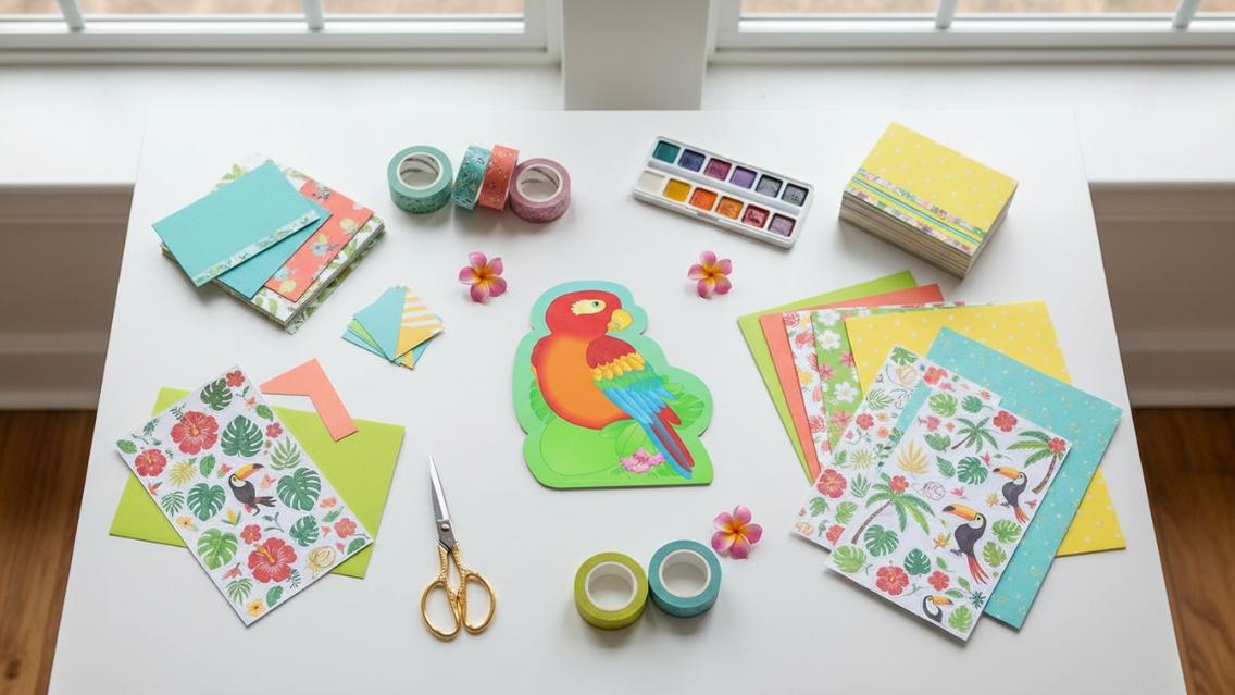 SHAPES ETC. Mini Notepad - Parrot