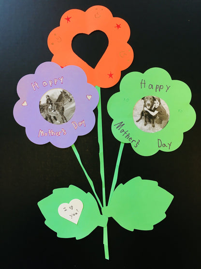 SHAPES ETC. Flower Single Color Super Cut-Outs- 8” x 10”