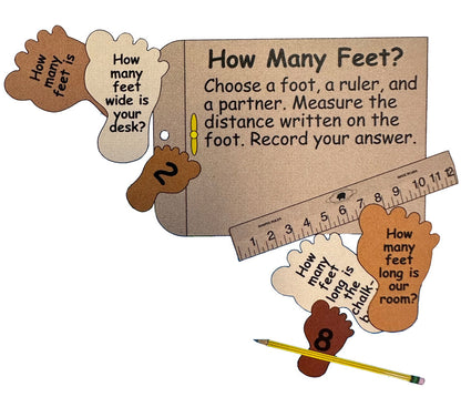 SHAPES ETC. Large Single Color Creative Cut-Out - Foot