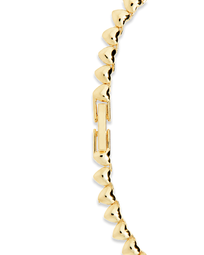Stephanie Heart CZ Tennis Necklace