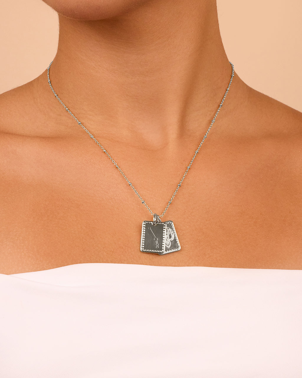 Zodiac Tag Necklace