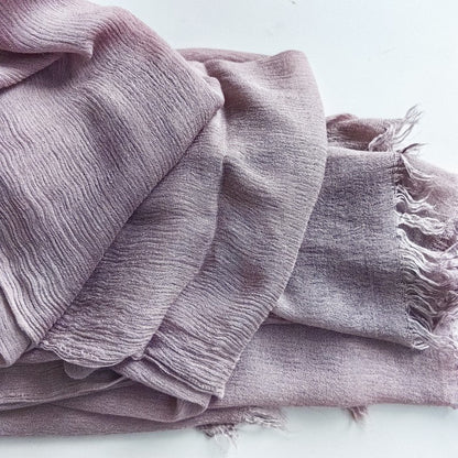 Cotton Tassel Hijab | Crepe Tassel Hijab (MH086)