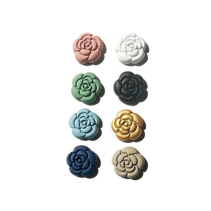 ‌ Secure Elegance Camellia Magnetic Hijab & Scarf Pin (MAC342)