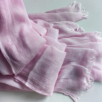 Cotton Tassel Hijab | Crepe Tassel Hijab (MH086)