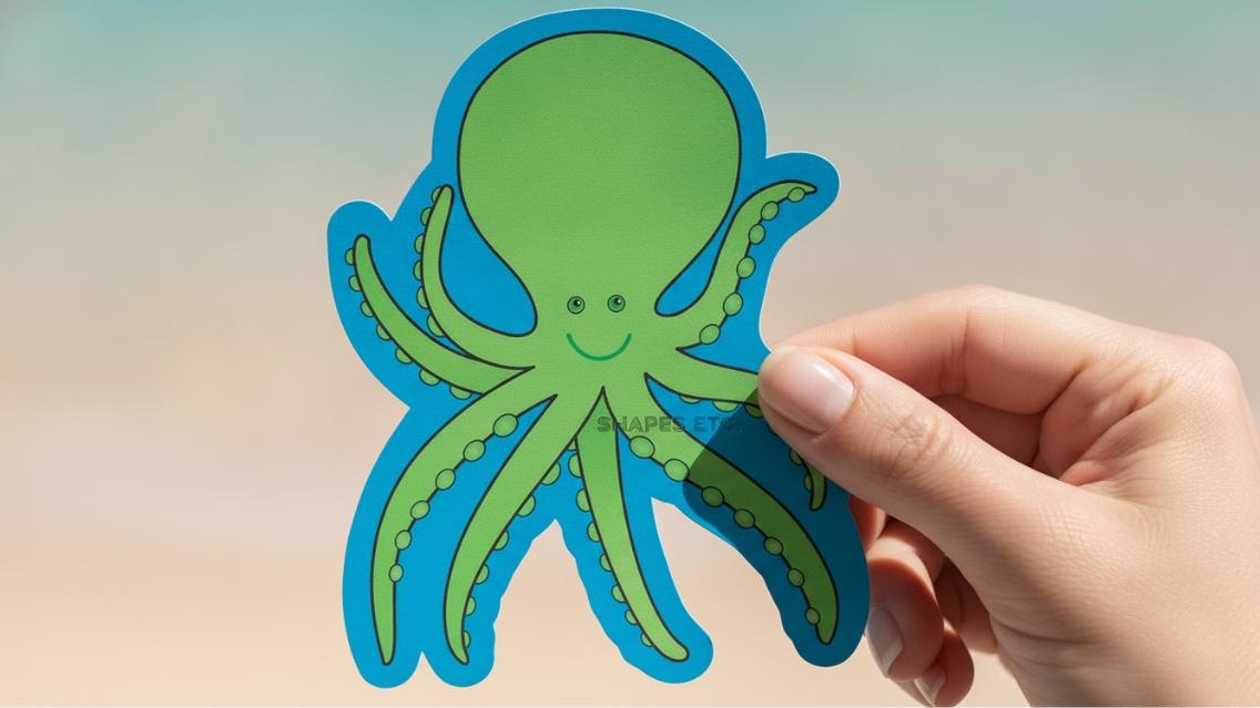 SHAPES ETC. Mini Notepad - Octopus