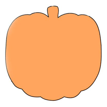 SHAPES ETC. Sticky Shape Notepad - Pumpkin
