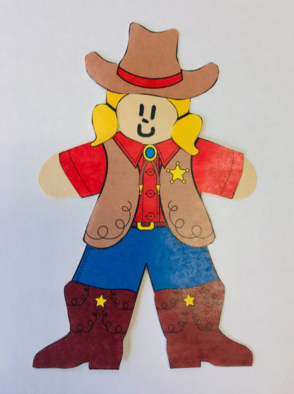SHAPES ETC. Person Multicultural Creative Cut-Outs- 5.5”