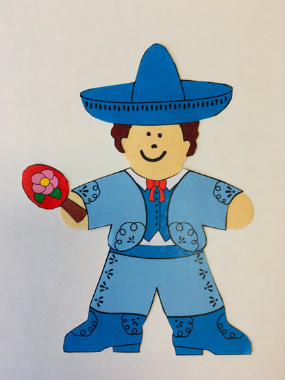 SHAPES ETC. Person Multicultural Creative Cut-Outs- 5.5”