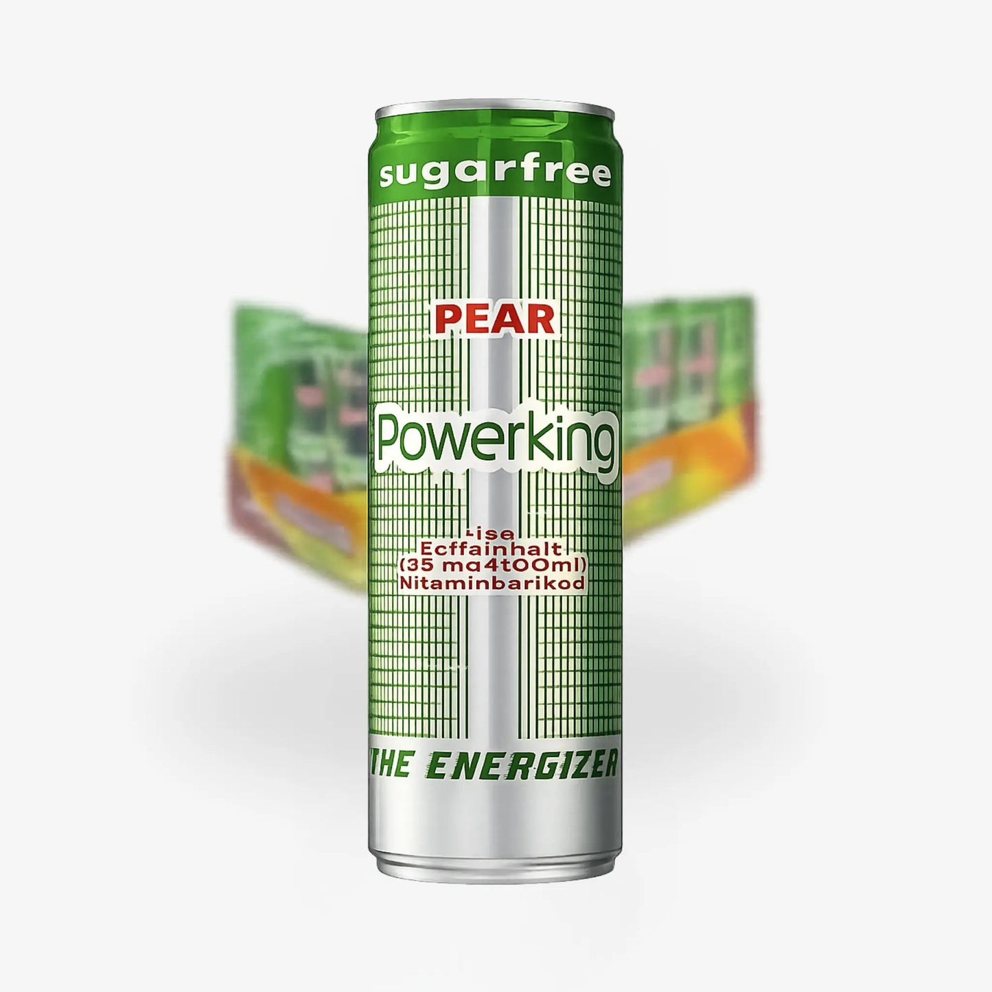 Powerking Sugar-Free Pear Energy Drink – Zero Sugar Imported Energy Drink from Sweden
