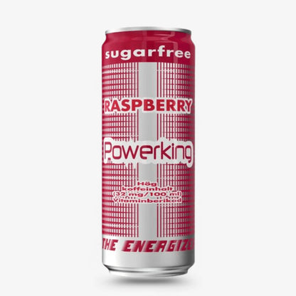 Powerking Zero Sugar Raspberry Energy Drink – Imported from Sweden
