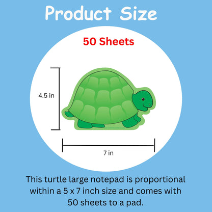 SHAPES ETC.  Notepad - Turtle