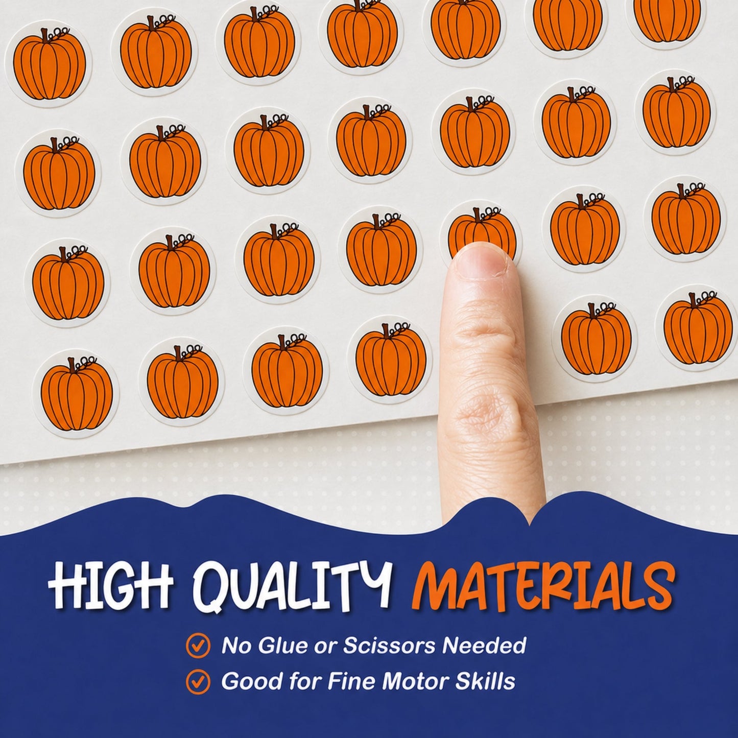 SHAPES ETC. Incentive Stickers - Pumpkin