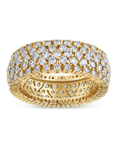 Sterling Silver Yvonne CZ Stacking Ring
